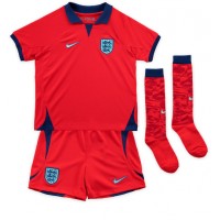 England Harry Kane #9 Fußballbekleidung Auswärtstrikot Kinder WM 2022 Kurzarm (+ kurze hosen)